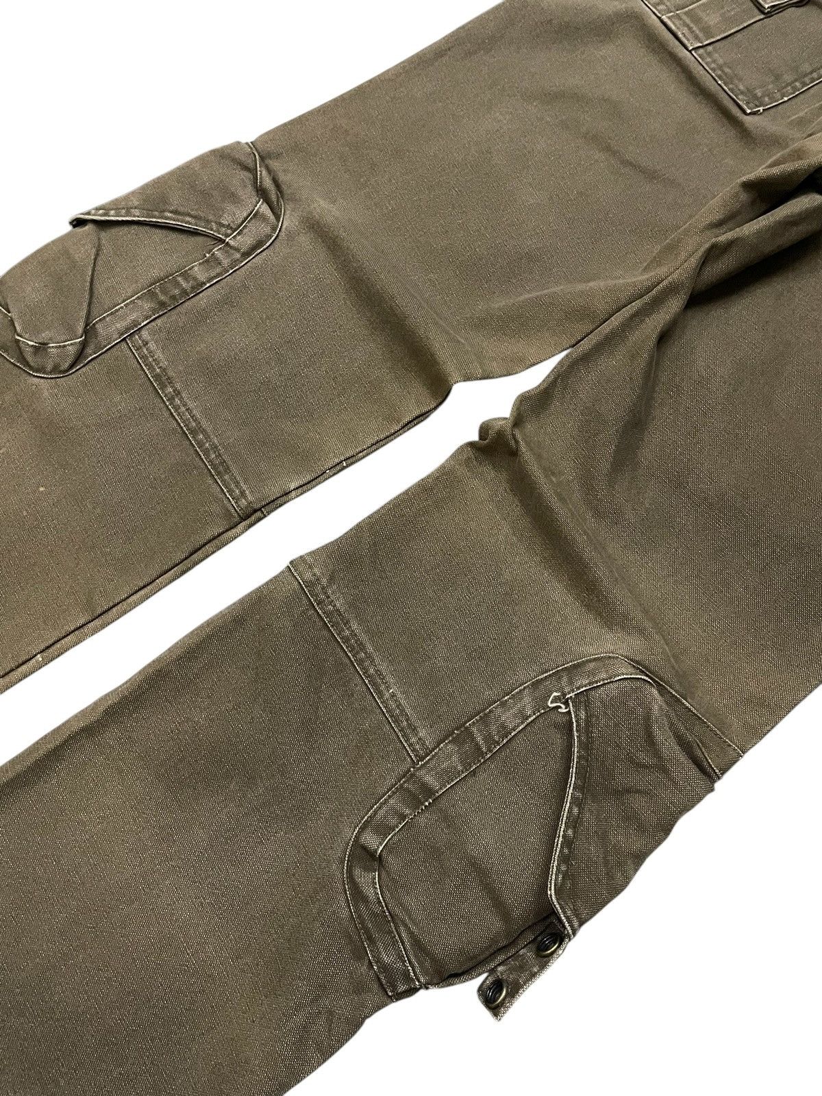 5351 POUR LES HOMMES × Le Grande Bleu (L.G.B.) Identity Japan gasmask 3D Pocket Faded Brown Pants Size US 28 / EU 44 - 12 Thumbnail