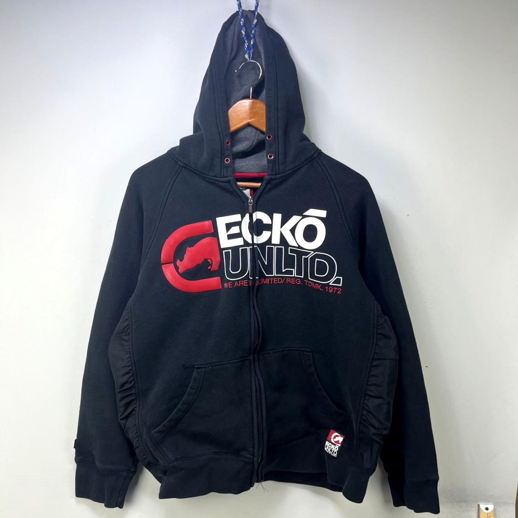 Ecko Unltd. VINTAGE Y2K Ecko Unltd Zip Up Hoodie Large Size US L / EU 52-54 / 3 - 2 Thumbnail