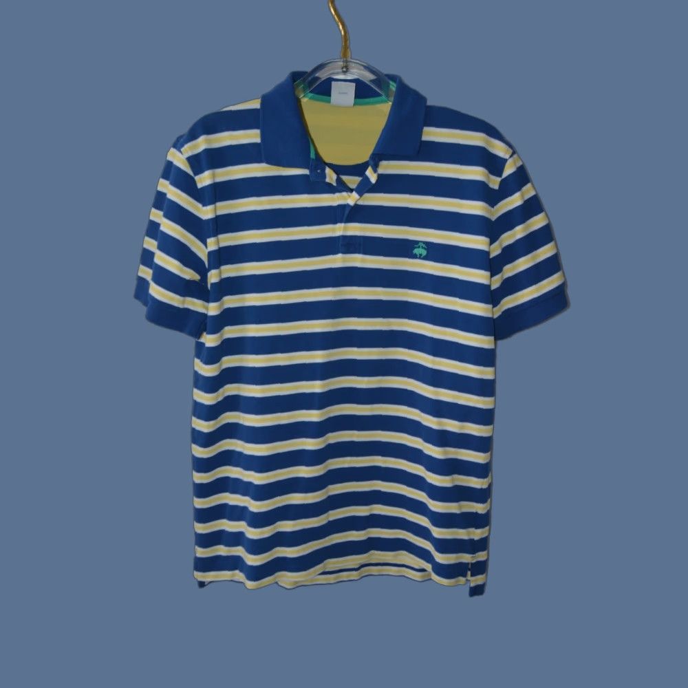 Brooks Brothers Brooks Brothers Performance Polo Shirt Mens XL Multicolor Stripe Cotton Shirt Size US XL / EU 56 / 4 - 1 Thumbnail