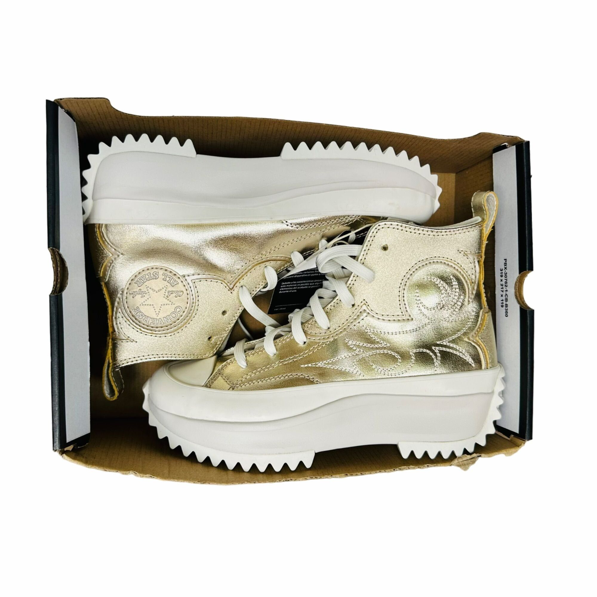 Converse ⭐CONVERSE RUN STAR HIKE HI Size 6 Mens Shoes GOLD Sneakers B Size US 6 / EU 39 - 6 Thumbnail
