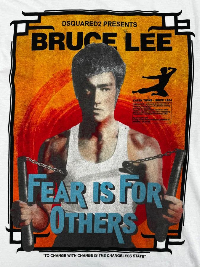 Dsquared2 SS2020 Dsquared2 White Bruce Lee Fighter T-Shirt Size US M / EU 48-50 / 2 - 7 Thumbnail
