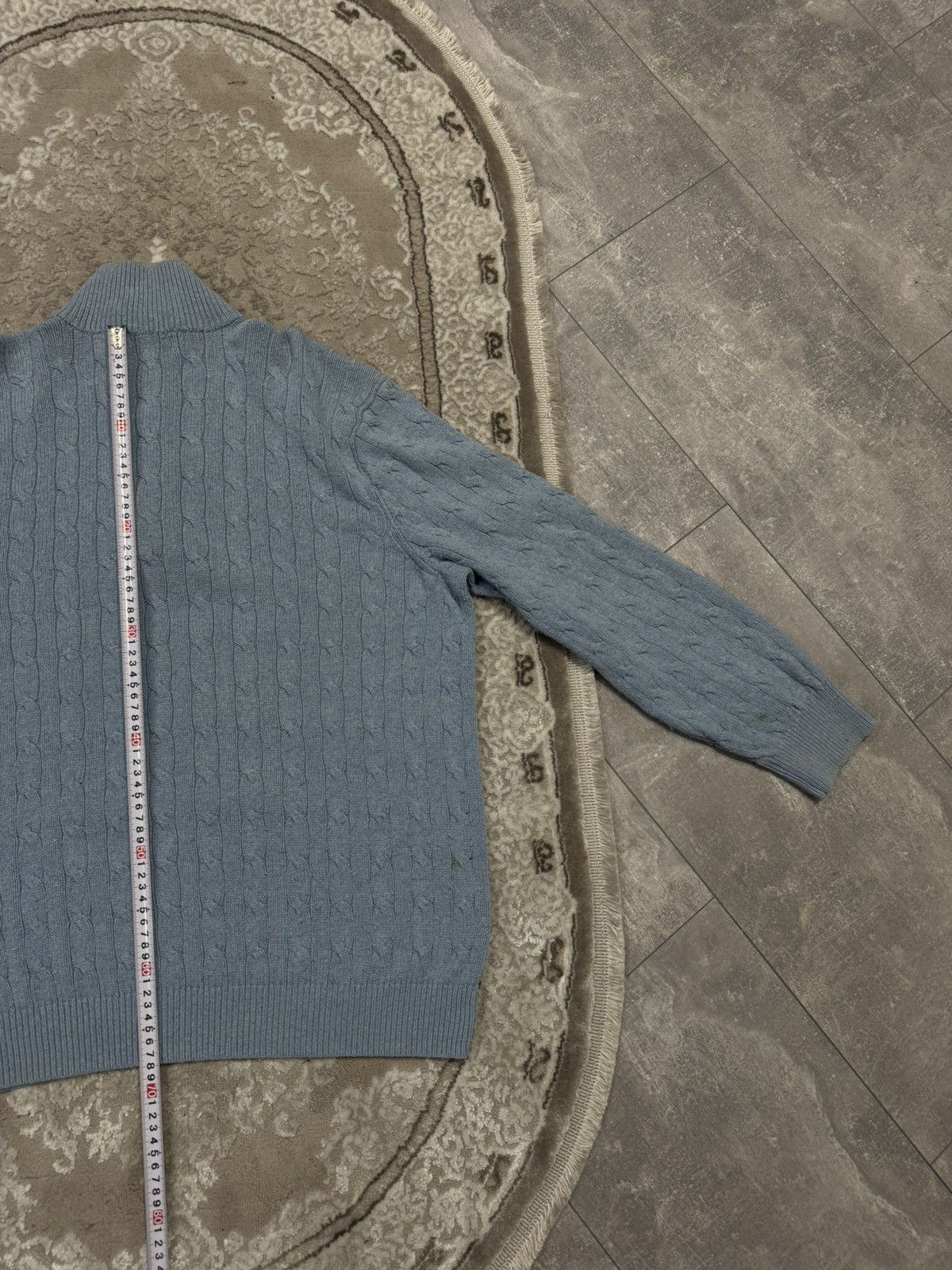 Polo Ralph Lauren Vintage 90S 1/3 Polo Ralph Lauren PRL Zip Knited Sweater Size US L / EU 52-54 / 3 - 12 Thumbnail