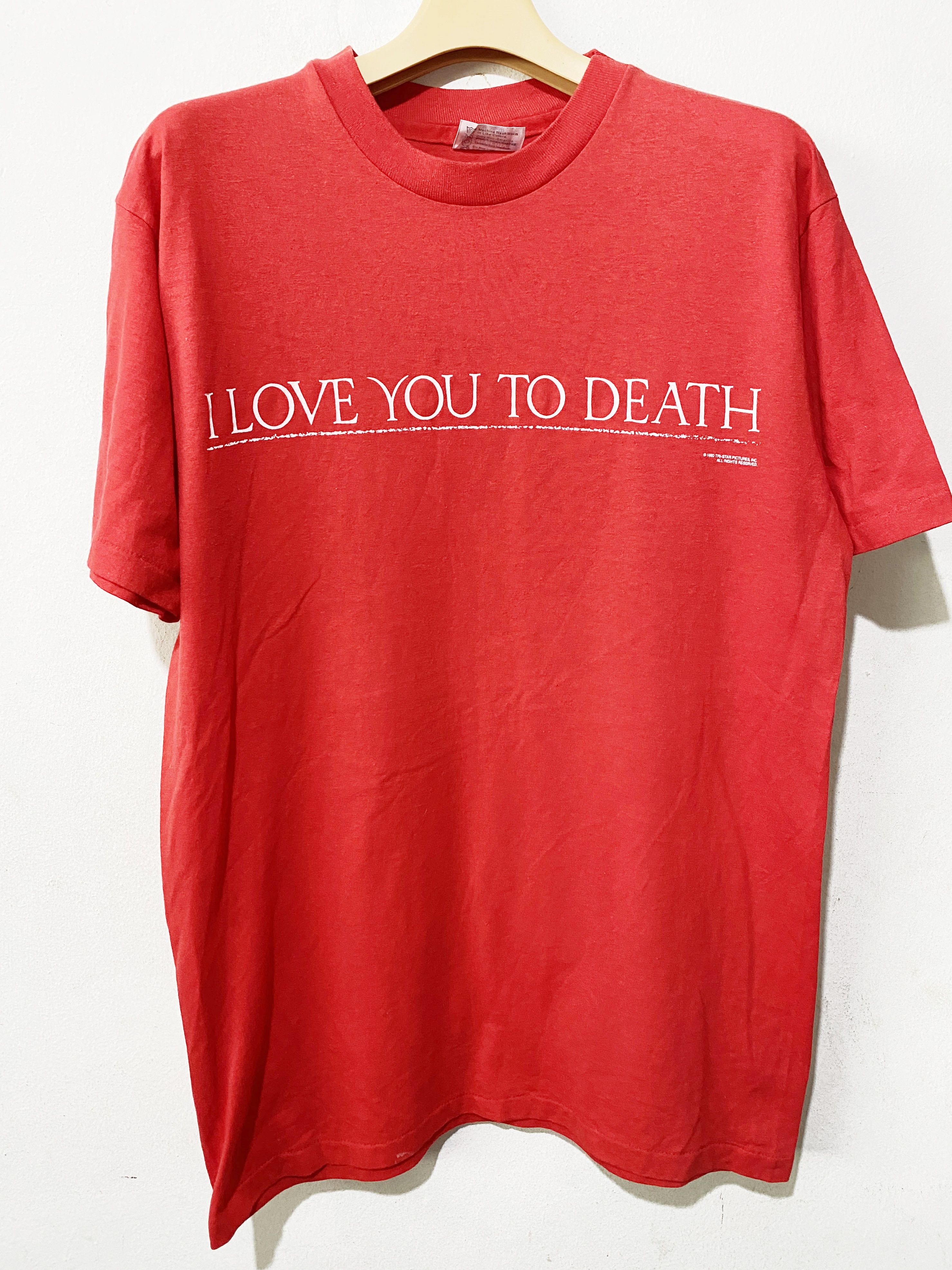 Vintage Vintage 90s I Love You to Death Shirt Size US M / EU 48-50 / 2 - 1 Thumbnail