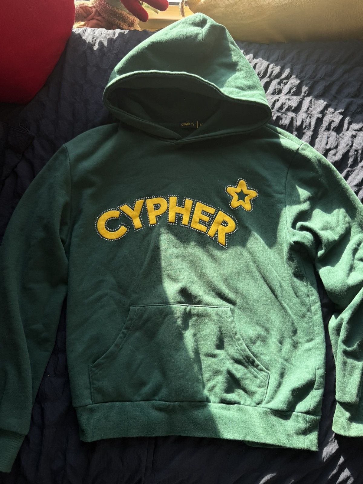Other green streetwear hoodie bedazzled Size US M / EU 48-50 / 2 - 1 Thumbnail