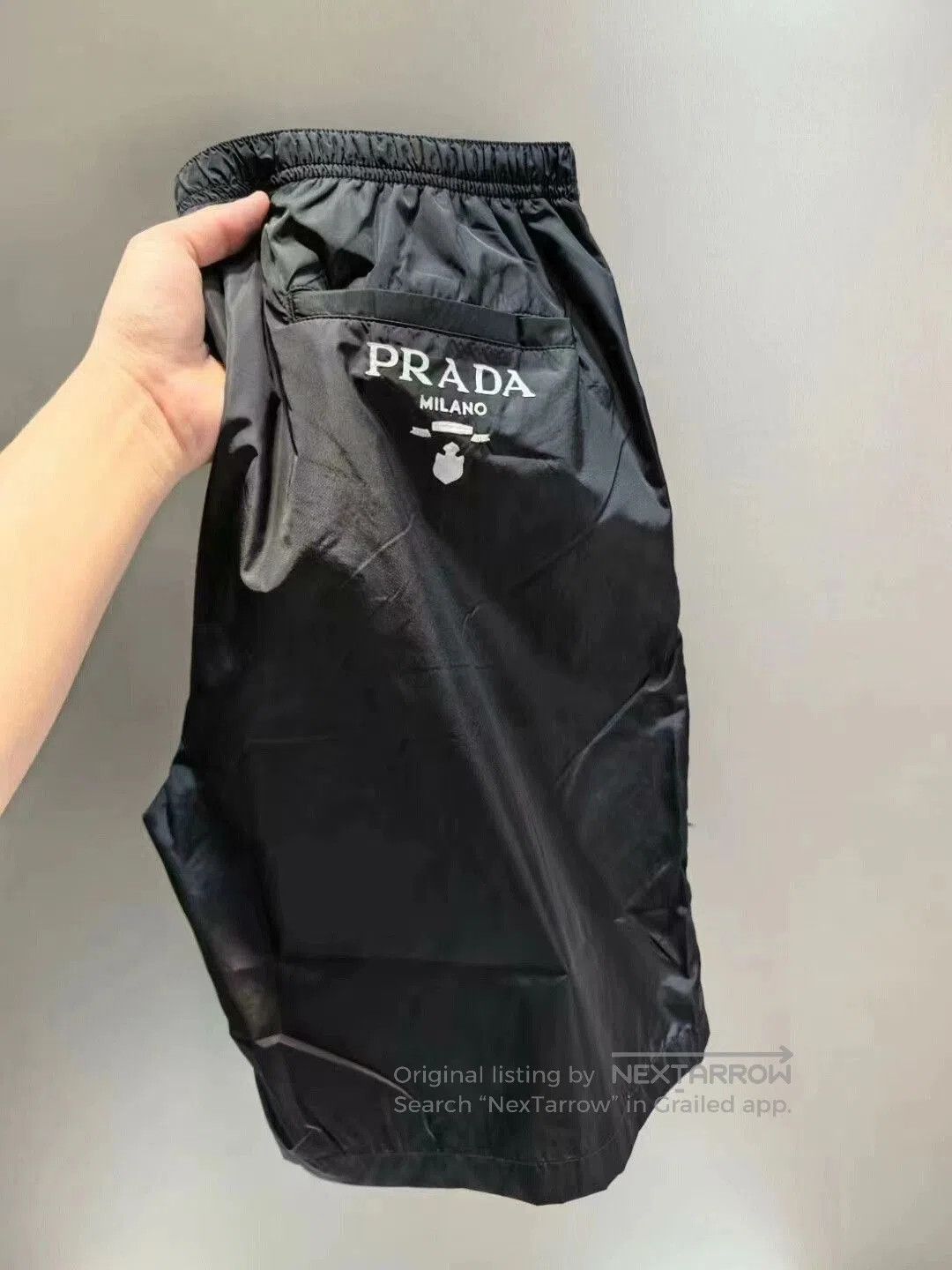 Prada Prada Men's Black Casual Beach Shorts. Size US 30 / EU 46 - 2 Thumbnail