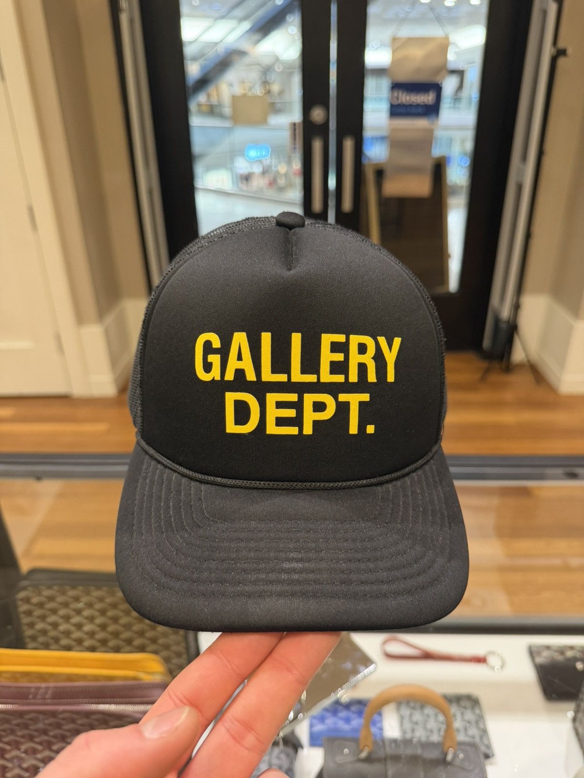 Gallery Dept. Gallery Dept. Trucker Hat - Black/Yellow Size ONE SIZE - 1 Thumbnail