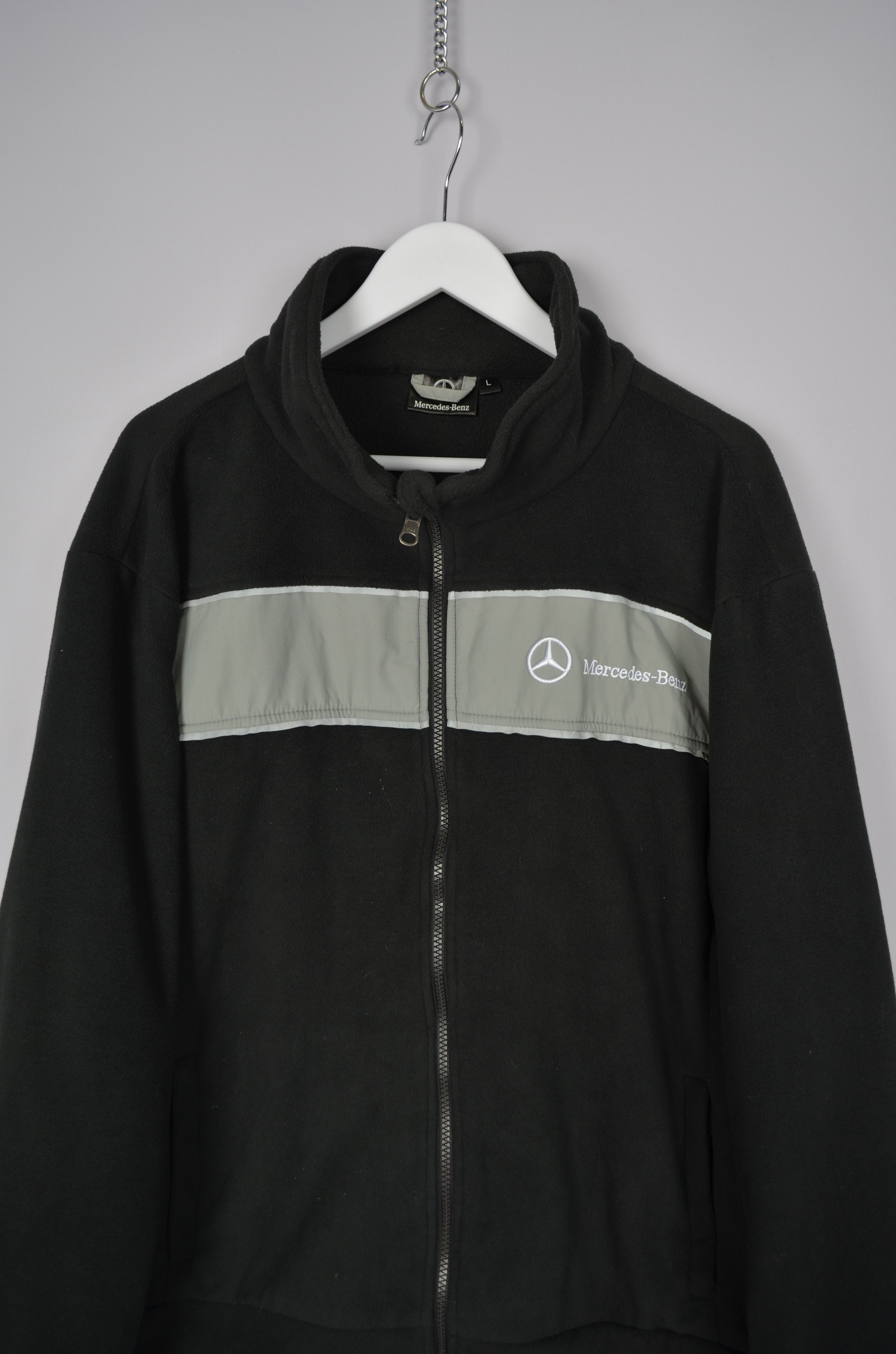 Mercedes-Benz Mercedes Benz Official Fleece Black Full Zip Jacket Logo Size US L / EU 52-54 / 3 - 2 Thumbnail