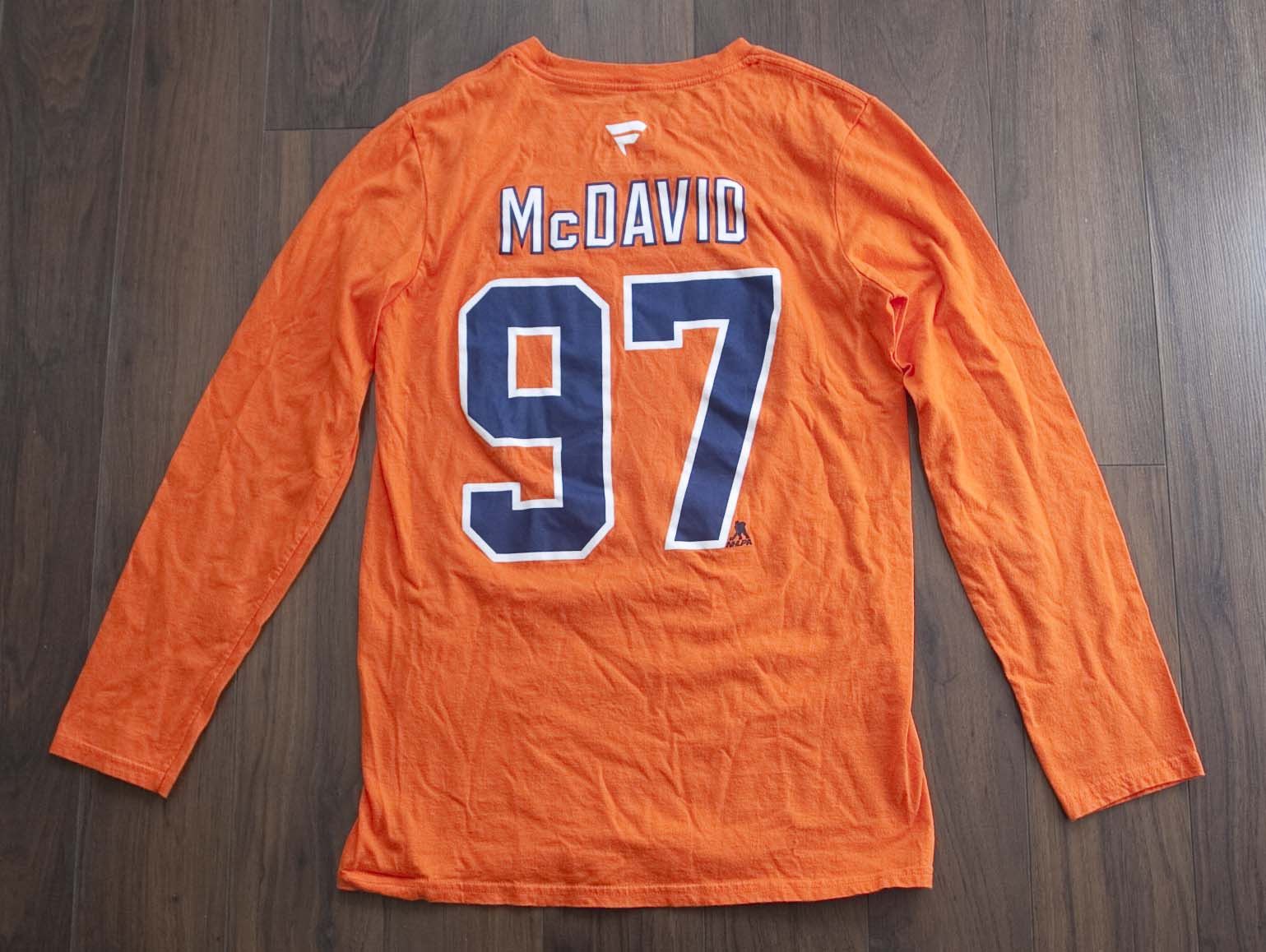 NHL Connor McDavid T Shirt Long Sleeve Edmonton Oilers Fanatic Size US S / EU 44-46 / 1 - 1 Thumbnail