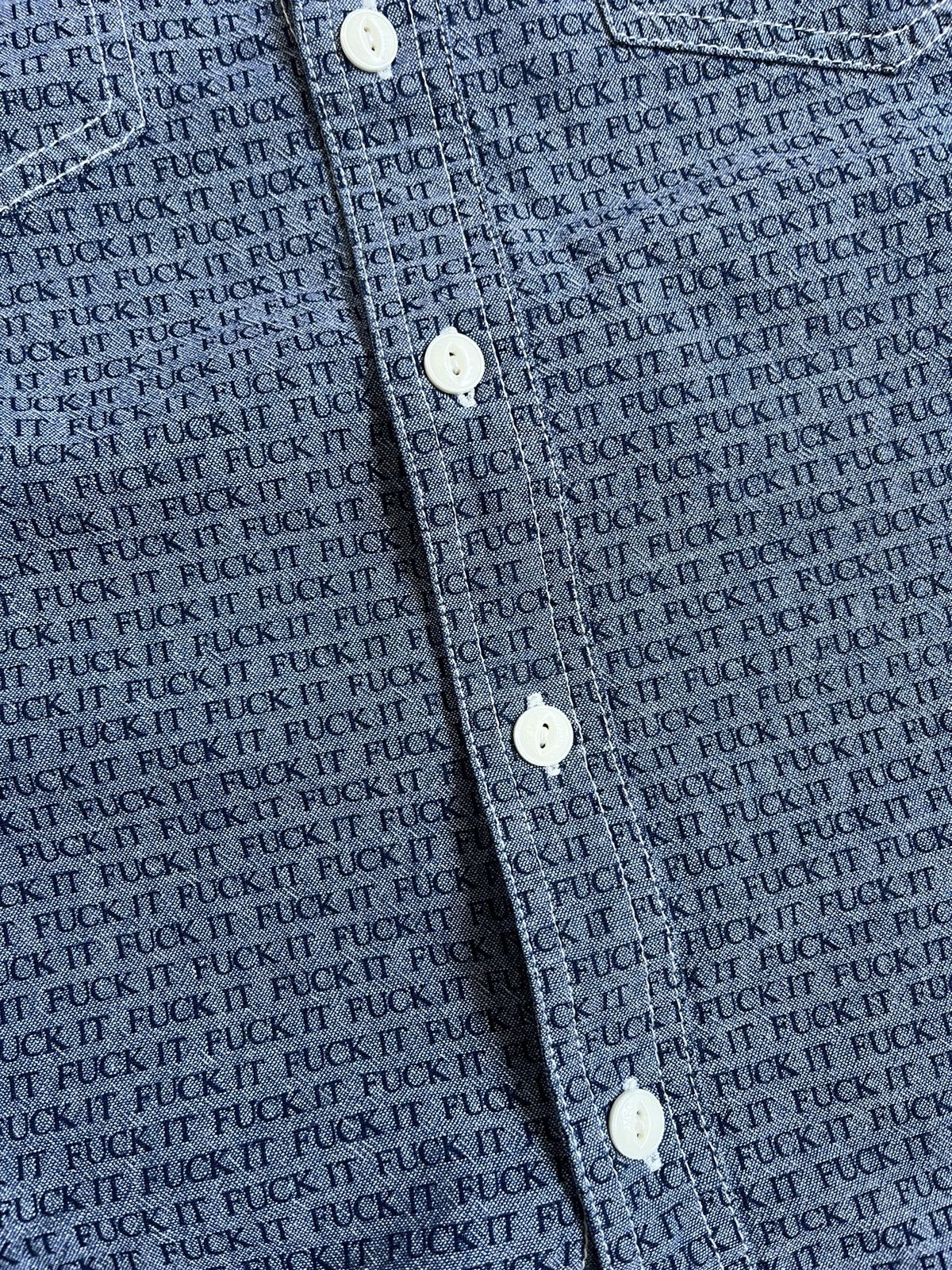 Huf × Thrasher HUF Unisex Blue Chambray Workwear Cat Eye Button Up Shirt Size US M / EU 48-50 / 2 - 3 Thumbnail