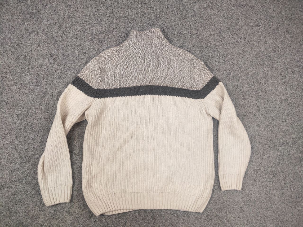 Boggi Boggi Milano Italy cashmere blend Full Zip Knit Beige Jumper Size US L / EU 52-54 / 3 - 12 Thumbnail
