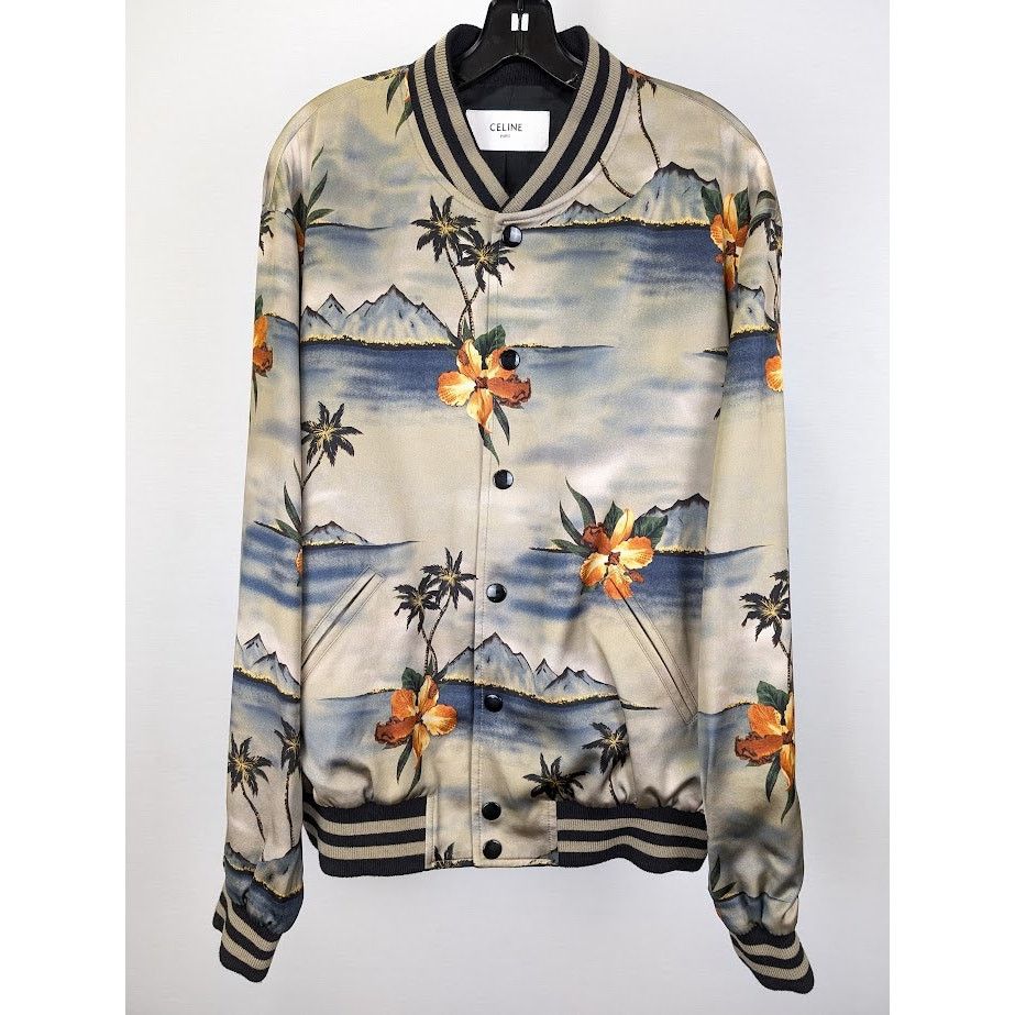 Celine o1rshd1 Bomber Jacket in Multicolor Size US L / EU 52-54 / 3 - 2 Thumbnail