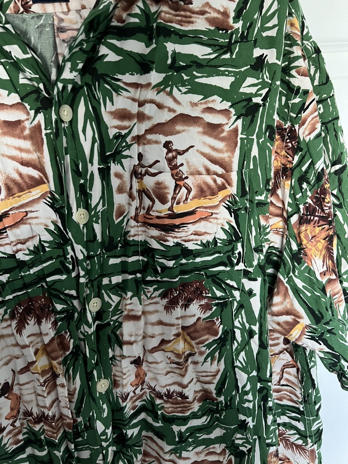 Polo Ralph Lauren Vintage Ralph Lauren Polo Sport Camp Shirt Size US XXL / EU 58 / 5 - 3 Thumbnail