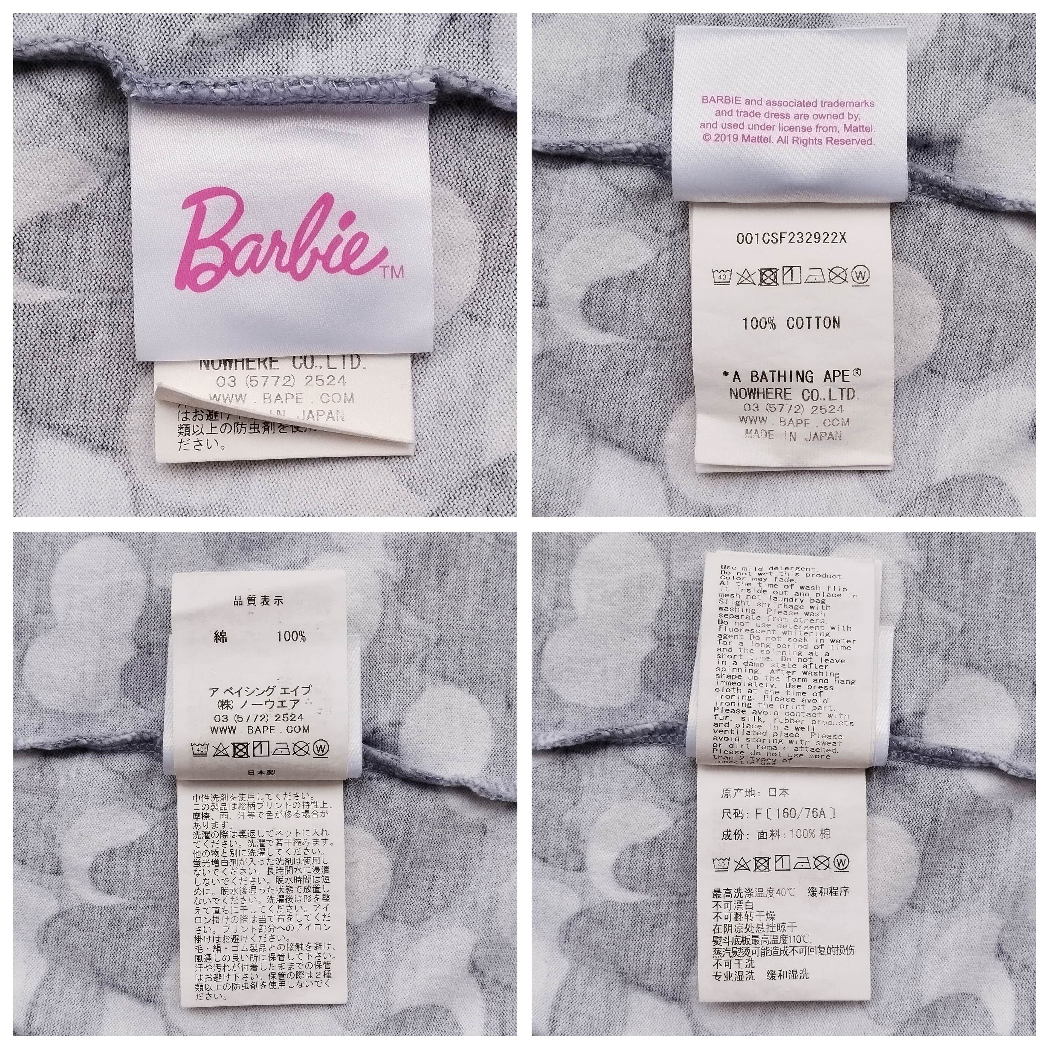 Bape 2019 Bape x Barbie Polkadot Camo Tee Size ONE SIZE - 7 Thumbnail