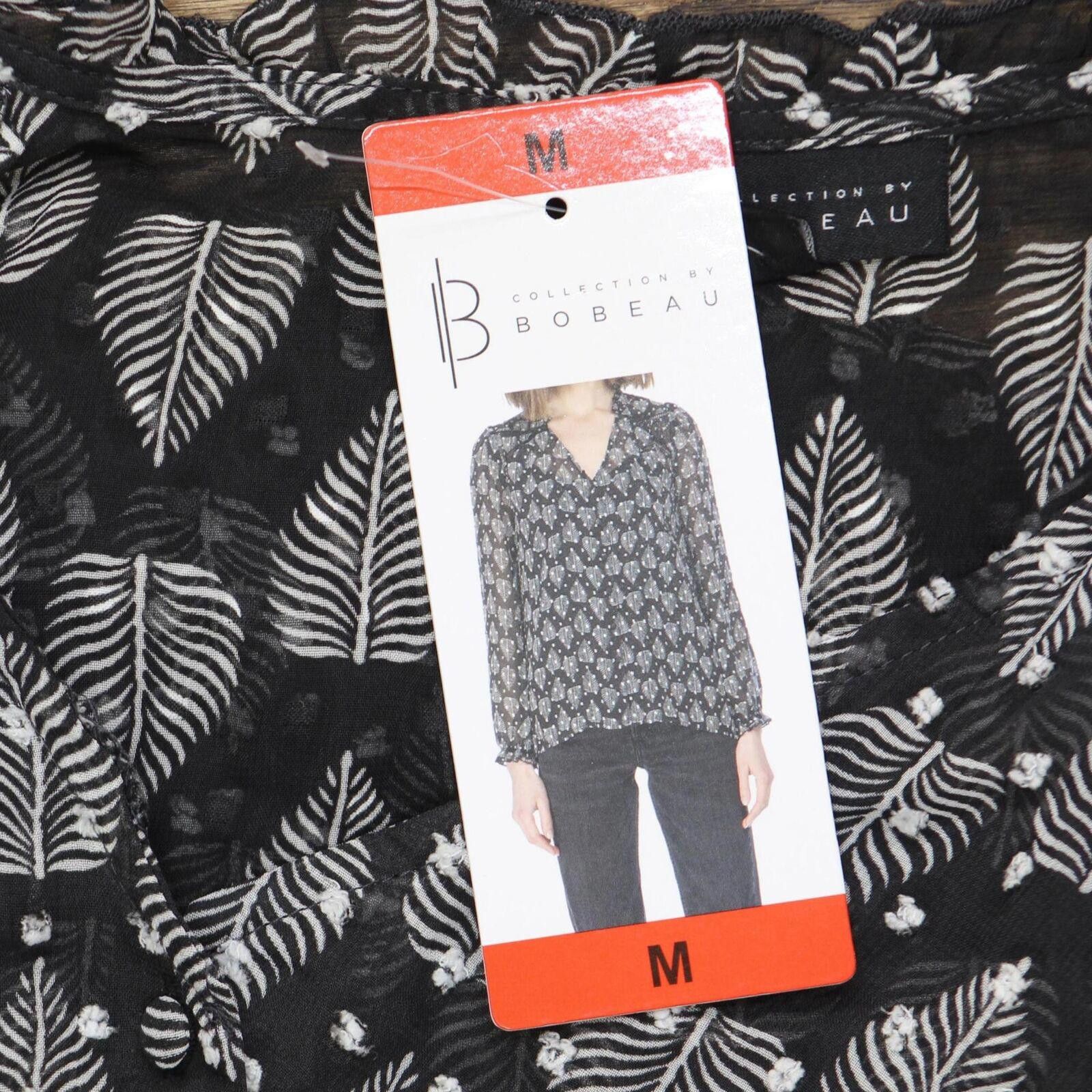 Other NWT B by Bobeau Lined Blouse Shirt Top 1793195 M Black Gray Size M / US 6-8 / IT 42-44 - 3 Thumbnail