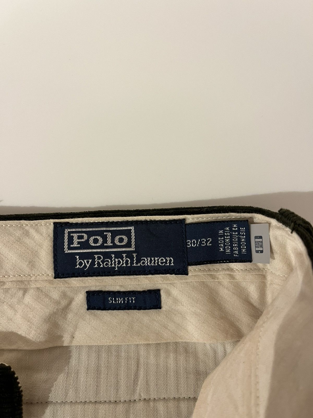 Polo Ralph Lauren Slim fit Stretch Corduroy Trouser Size US 30 / EU 46 - 4 Thumbnail