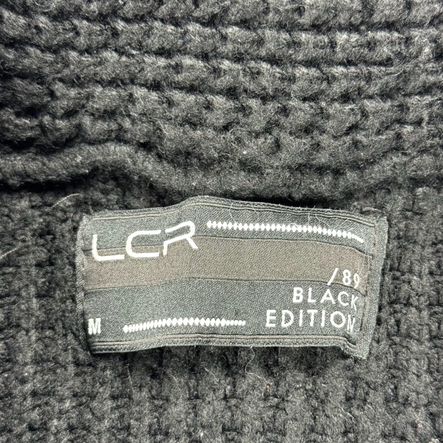 Vintage LCR 89 Black Edition Chunky-Knit Pullover Sweater Mens Size M Black Toggle Button PUNK Size US M / EU 48-50 / 2 - 3 Thumbnail