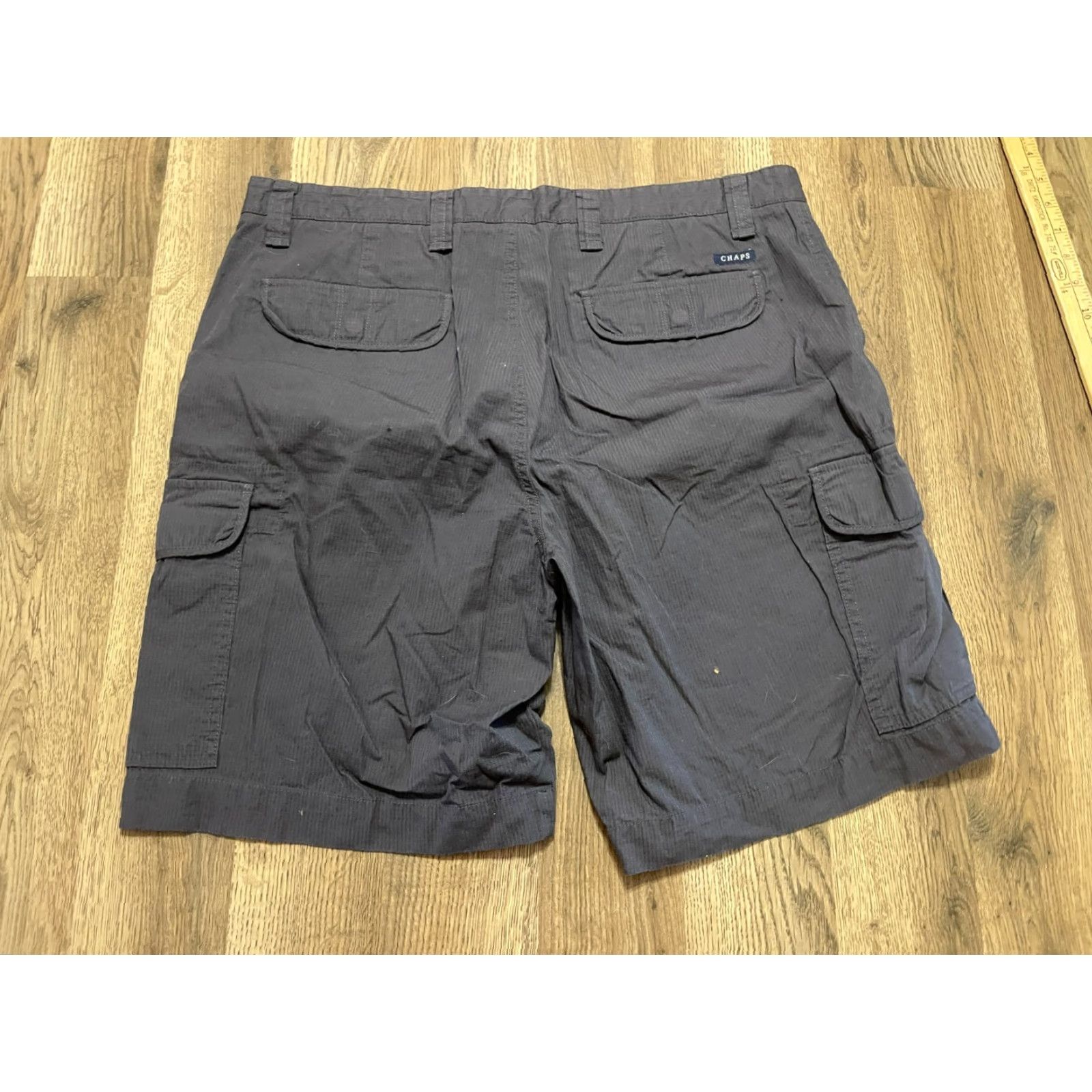 Chaps Chaps Shorts Men's 36 Gray Cargo Shorts Pockets Casual Regular Inseam 9 in Size US 36 / EU 52 - 2 Thumbnail