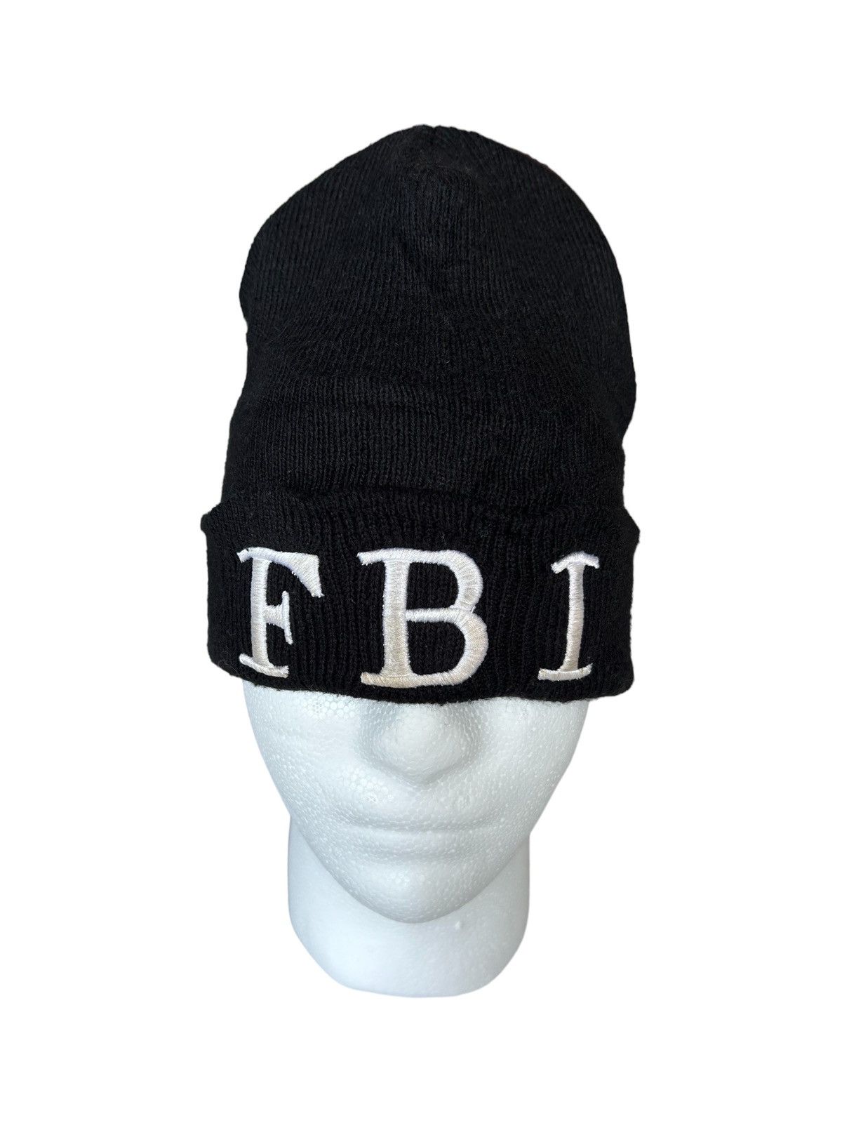 14th Addiction × Japanese Brand FBI Big Logo Beanie Hats Size ONE SIZE - 4 Thumbnail