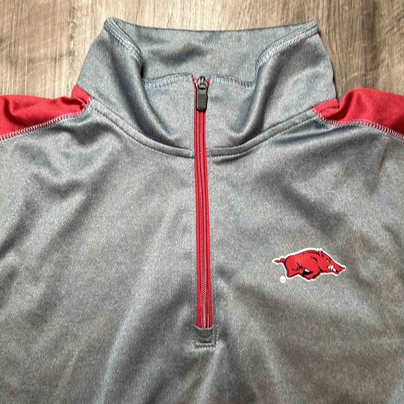 Champion Arkansas Razorbacks Champion Quarter Zip Pullover - Medium Size US M / EU 48-50 / 2 - 7 Thumbnail