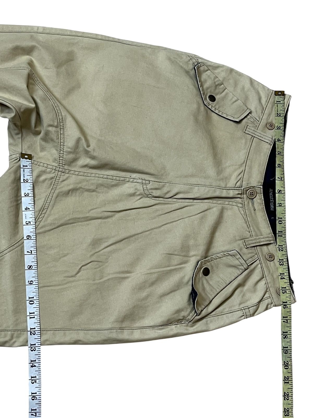 Japanese Brand Sick y2k japanese amekaji JUNGLE STORM drop crotch pants Size US 32 / EU 48 - 13 Thumbnail