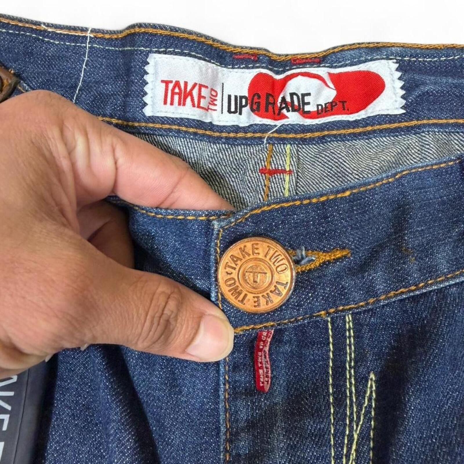 Other Vintage Style Take Two Upgraded unique detailing denim jeans Size US 35 - 6 Thumbnail