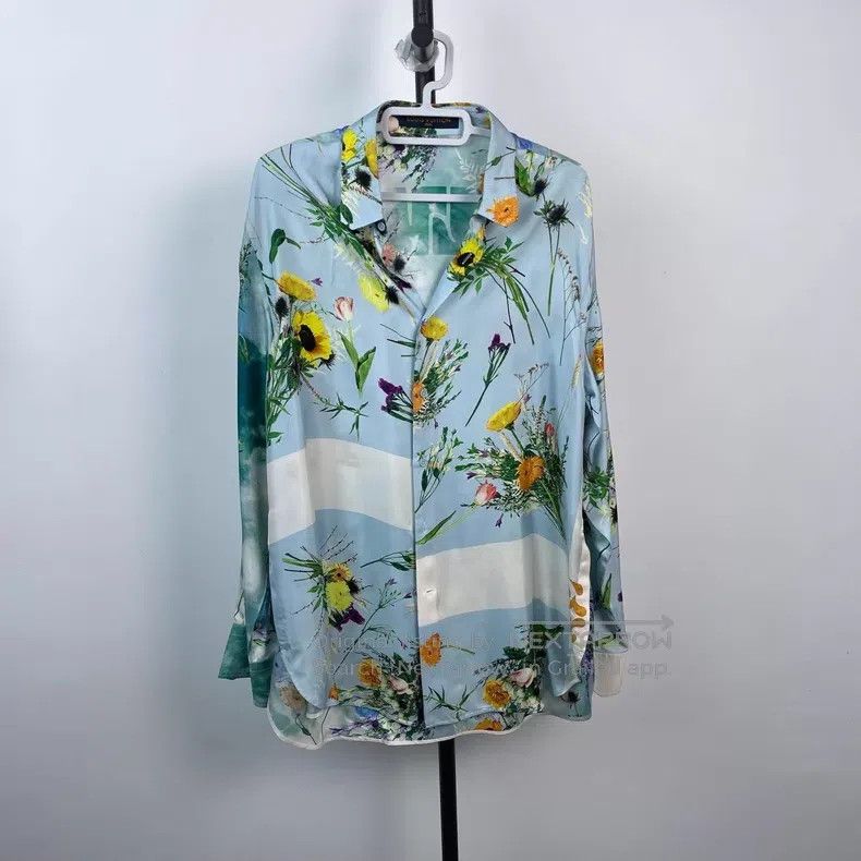 Louis Vuitton Louis Vuitton Silk Shirt Size US L / EU 52-54 / 3 - 1 Thumbnail
