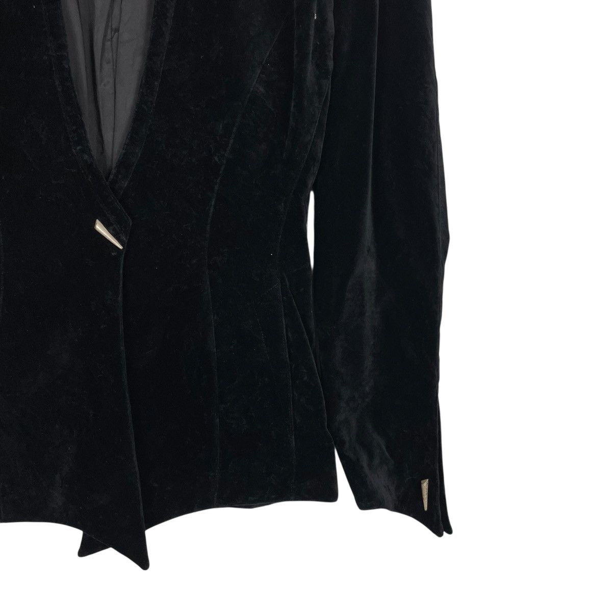 Thierry Mugler Thierry Mugler Velvet Jacket Size S / US 4 / IT 40 - 4 Thumbnail
