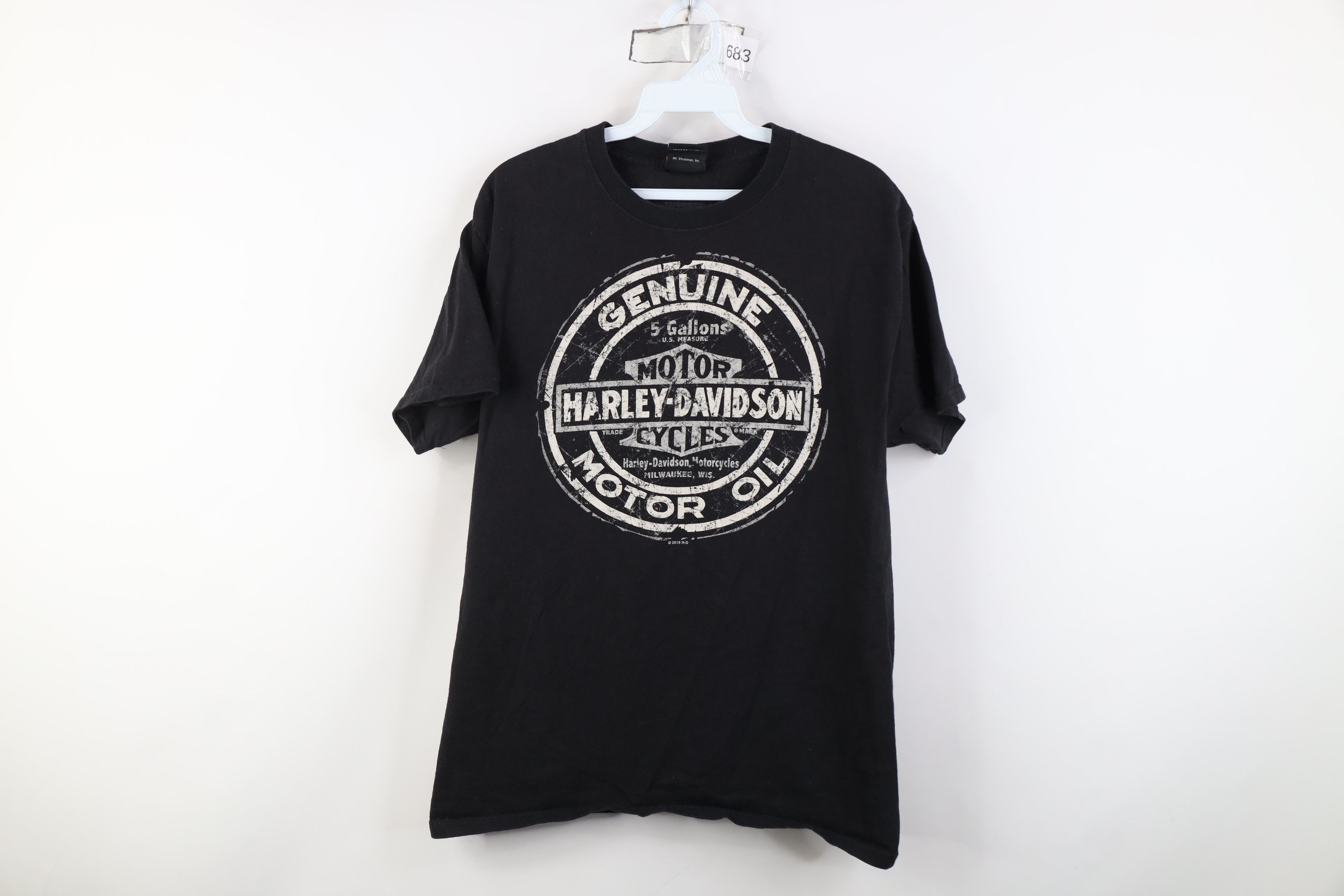 Harley Davidson Y2K Harley Davidson Spell Out Big Logo Short Sleeve T-Shirt Size US M / EU 48-50 / 2 - 1 Thumbnail