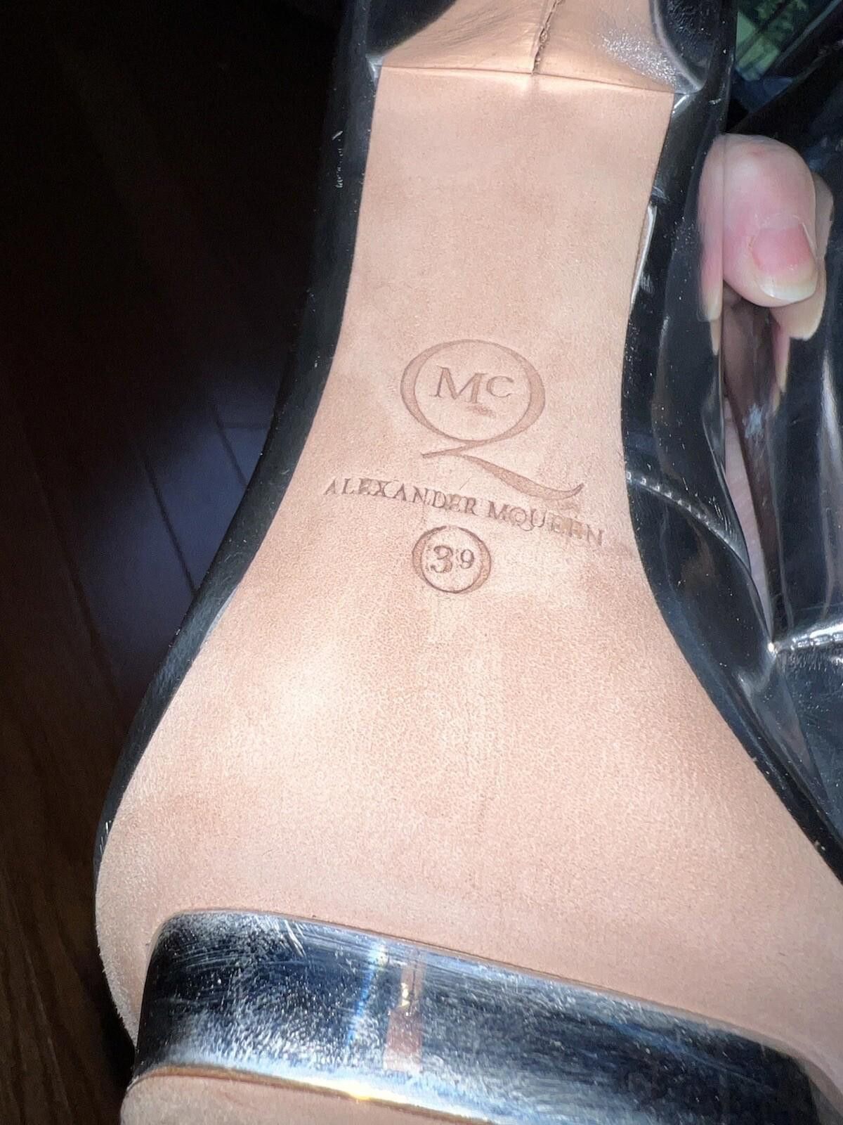 Alexander McQueen ALEXANDER MCQUEEN Studded Leather Pumps Heels Silver Size 39 Size US 9 / IT 39 - 10 Thumbnail