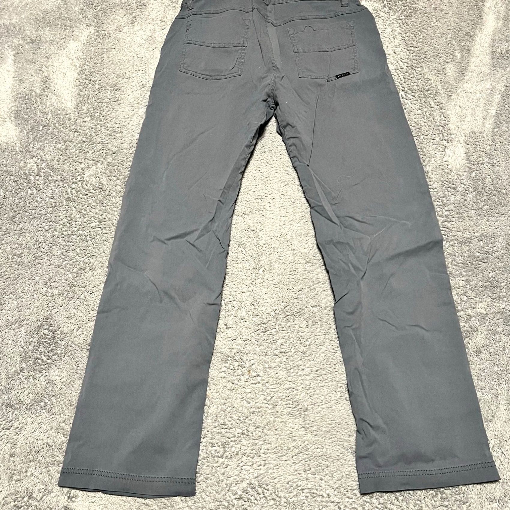 Prana Prana Brion Pants Mens 34 x30.5 Blue Nylon Hiking Outdoor Gorp Chino Mens Regular 31 in Blue Gorp Size US 34 / EU 50 - 3 Thumbnail