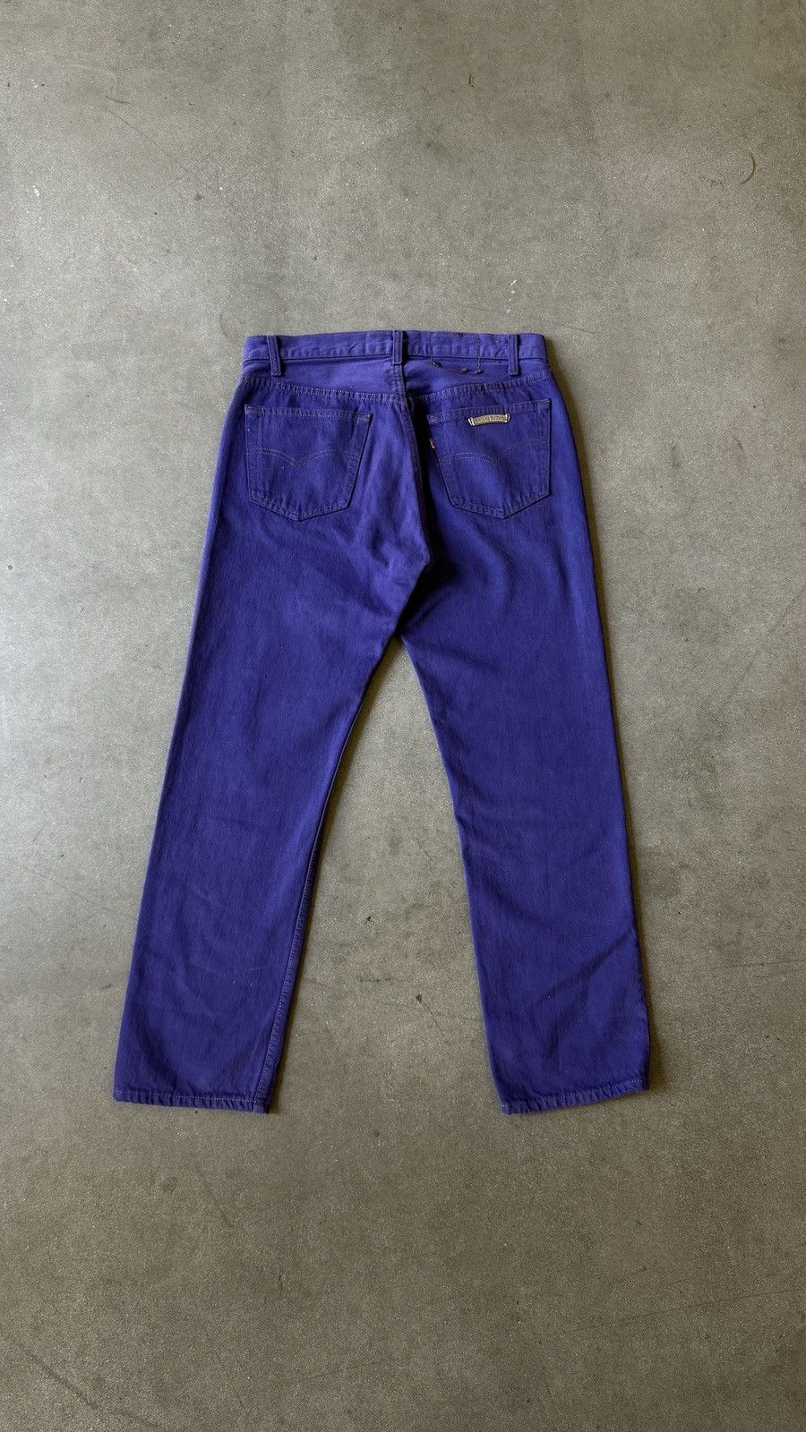 Chrome Hearts RARE! Chrome Hearts St. Barts Levis 501 purple jeans Size US 32 / EU 48 - 2 Thumbnail