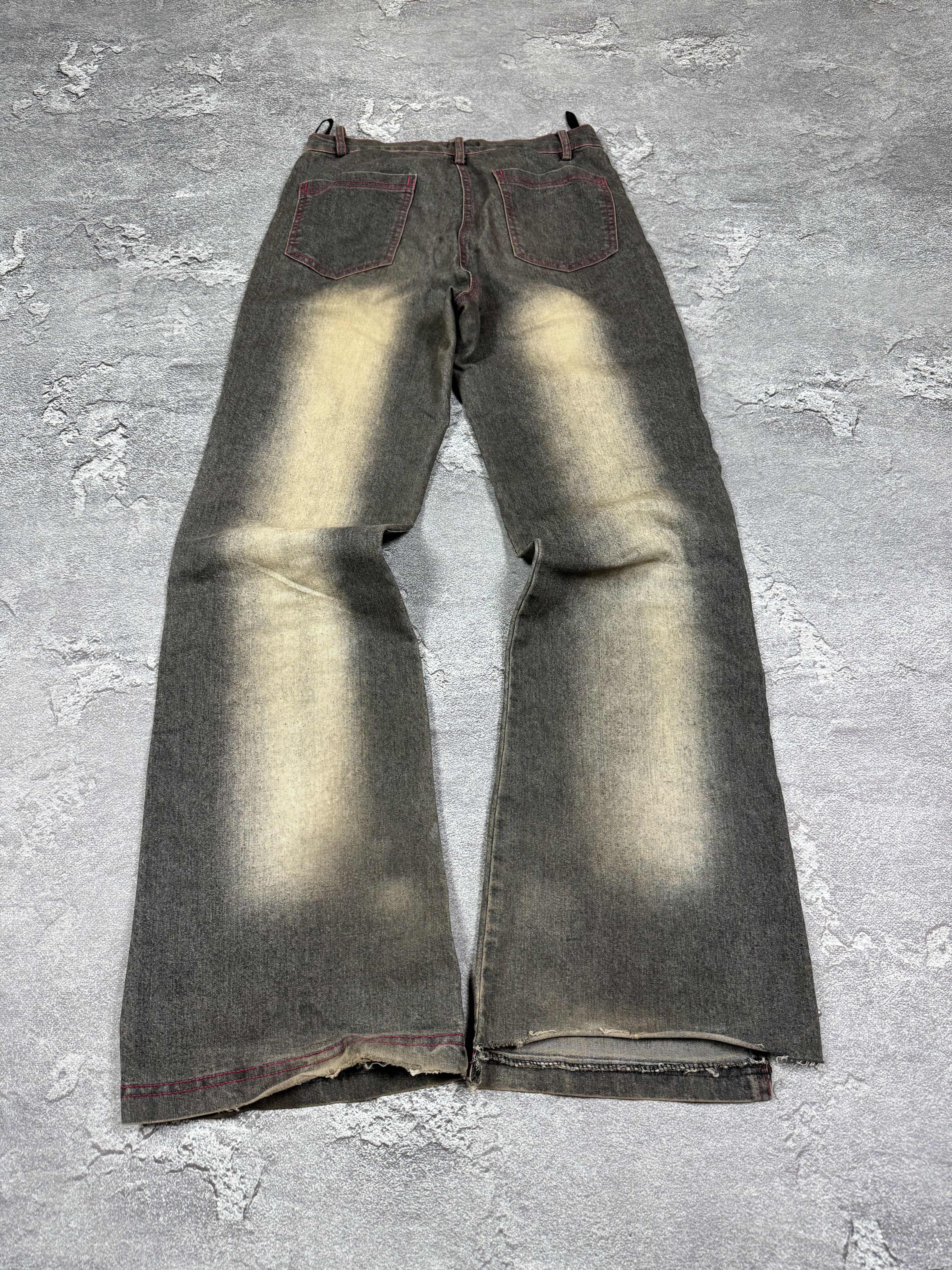 If Six Was Nine If Six Was Nine Flared Bootcut Stone Washed Jeans Size 32 Size 30" / US 8 / IT 44 - 3 Thumbnail