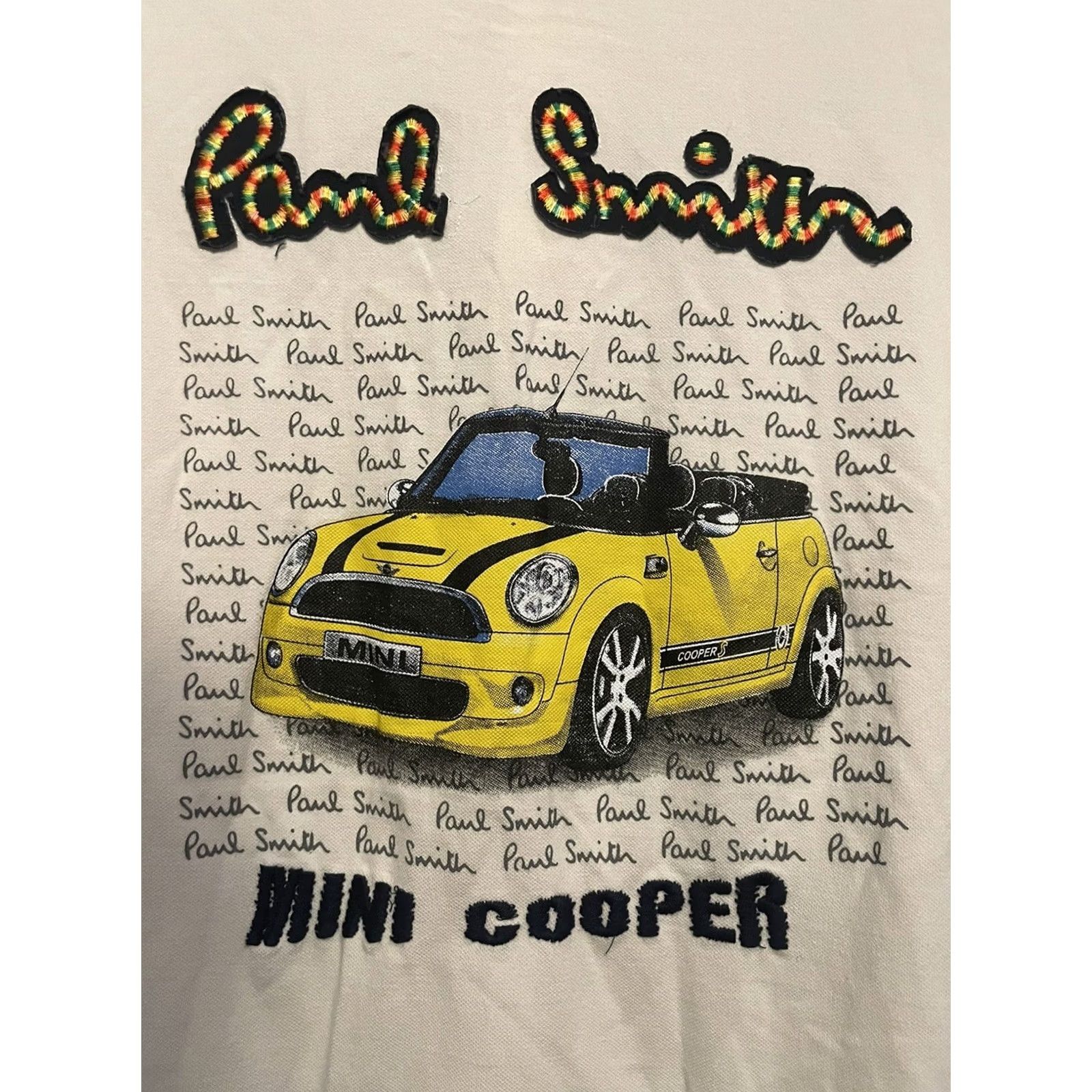 Paul Smith VINTAGE Paul Smith Mini Cooper Polo Shirt Mens XL White Embroidered B123 Size US XL / EU 56 / 4 - 2 Thumbnail