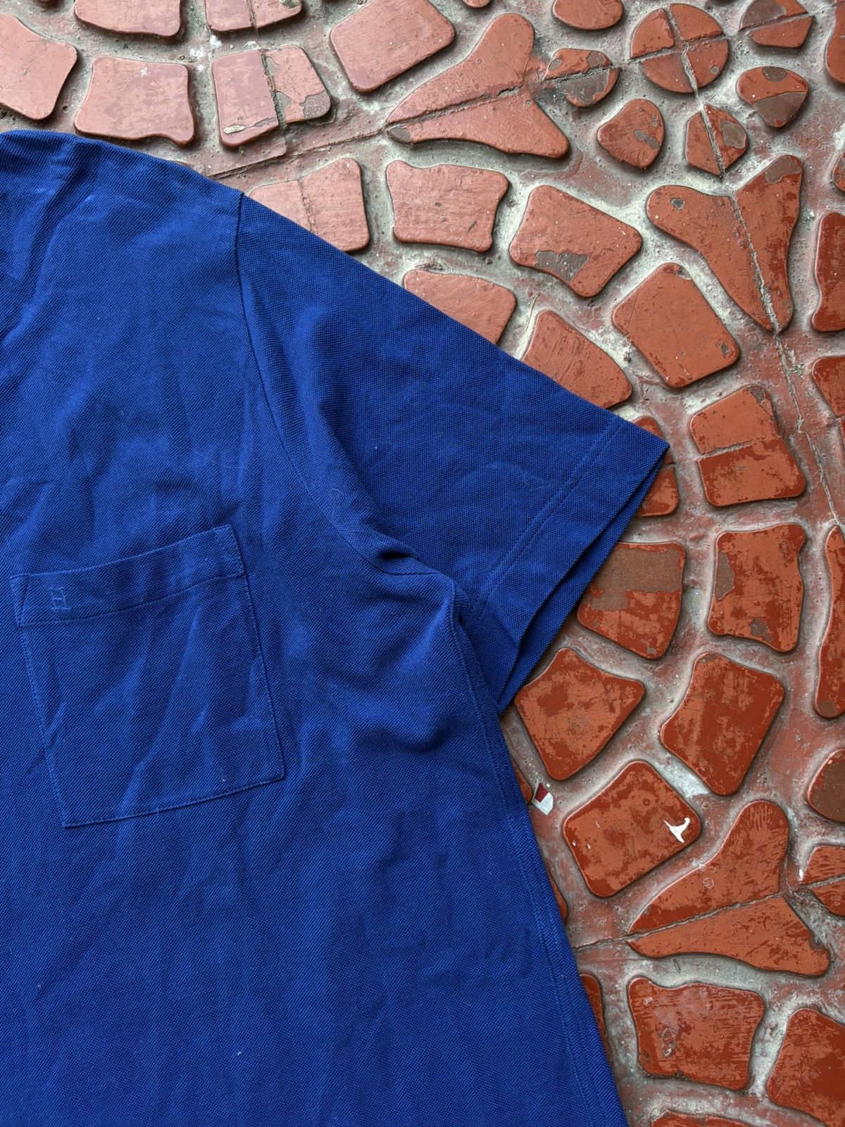 Hermes HERMES “ H” LOGO POCKET TEE Size US M / EU 48-50 / 2 - 3 Thumbnail