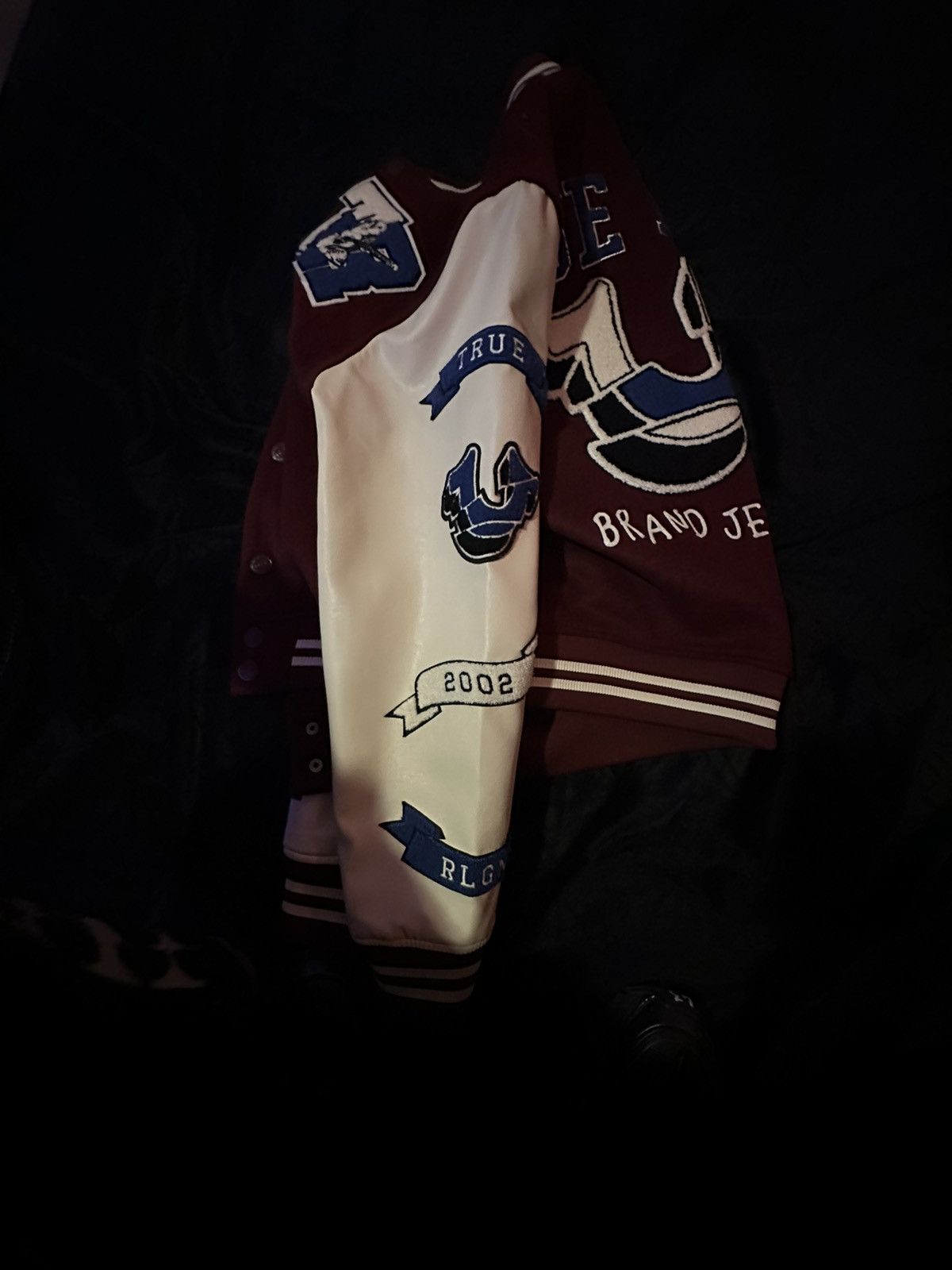 True Religion True religion varsity jacket burgundy Size US M / EU 48-50 / 2 - 4 Thumbnail
