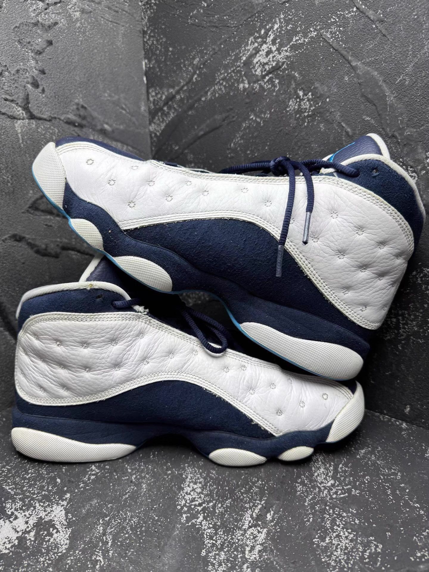 Nike Air Jordan 13 Obsidian White Blue Q10 Size US 9.5 / EU 42-43 - 3 Thumbnail