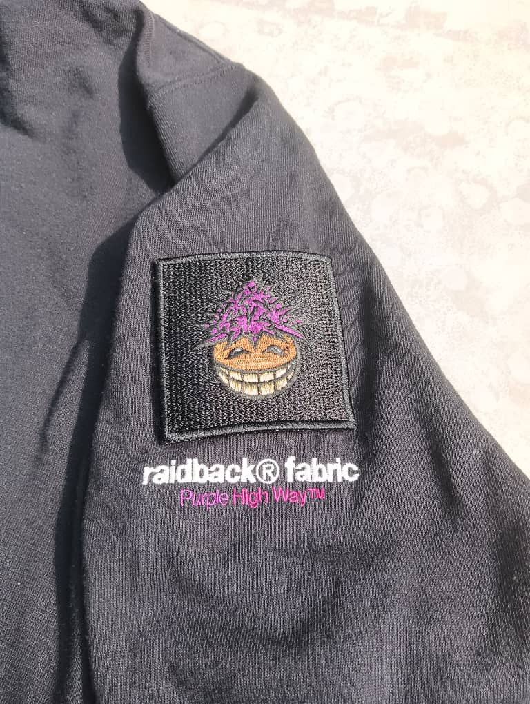 Japanese Brand Weed back channel with Velcro patches hoodie Size US M / EU 48-50 / 2 - 8 Thumbnail