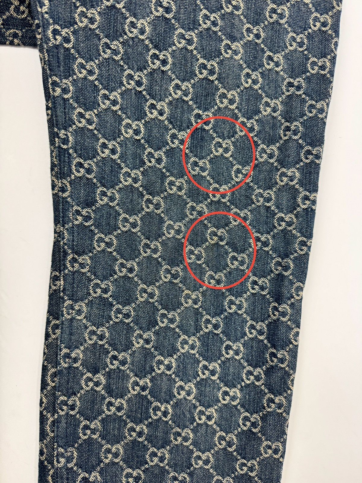 Gucci GG EMBROIDERED DENIM JEANS Size US 30 / EU 46 - 16 Thumbnail