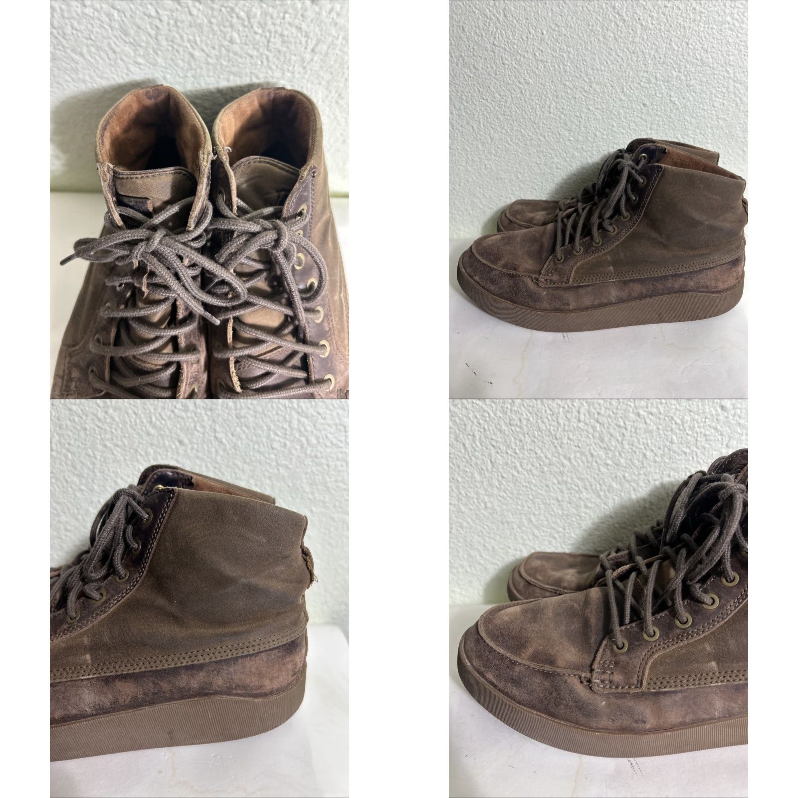 Olukai OluKai Molina Boots Mens Size 10.5 Leather Waterproof Ankle Biker Brown Tan Casual Fall Winter Spring Shoes Size US 11 / EU 44 - 8 Thumbnail
