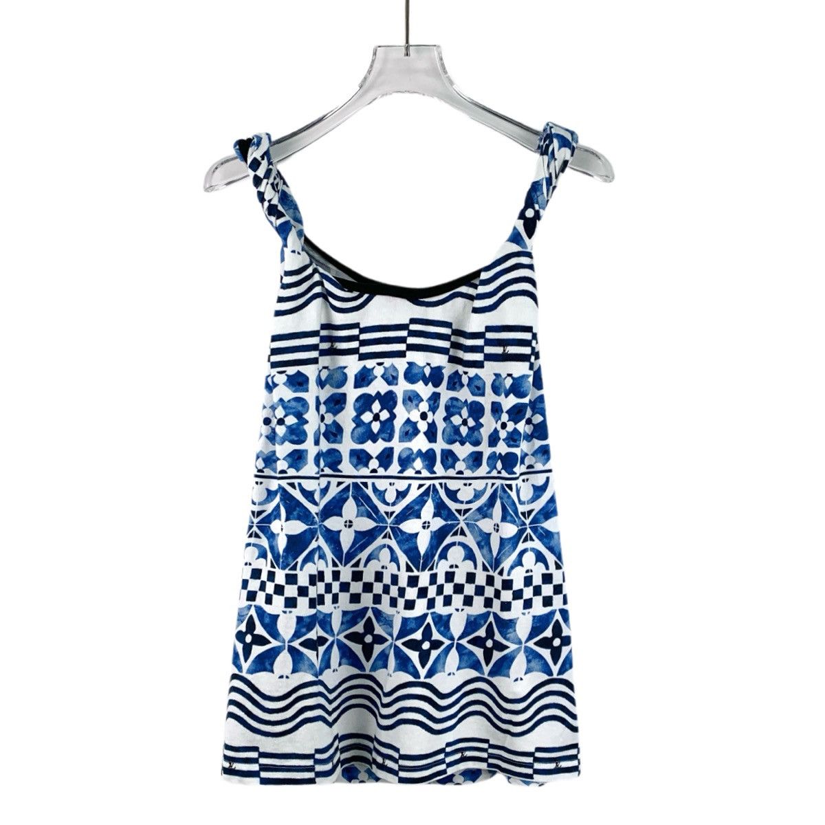 Louis Vuitton Louis Vuitton Striped Monogram Spliced Camisole Vest K26WX Size L / US 10 / IT 46 - 2 Thumbnail