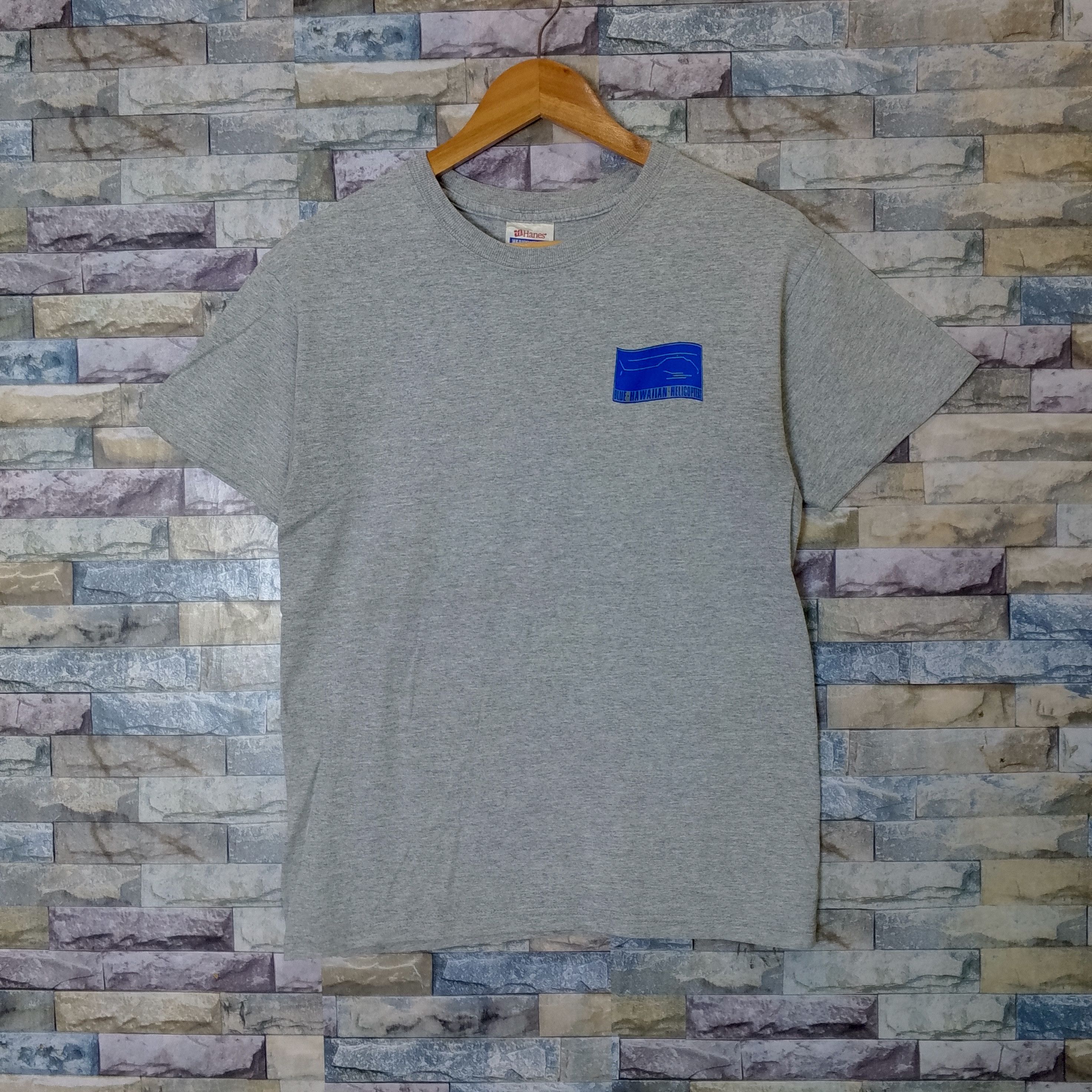 Vintage Vintage Blue Hawaiian Helicopter Size US S / EU 44-46 / 1 - 2 Thumbnail