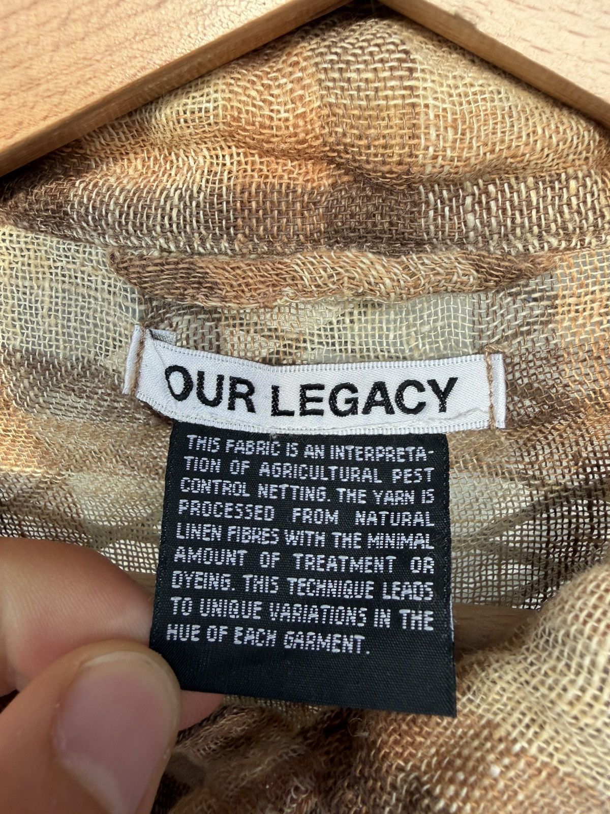 Our Legacy Our Legacy Raw Net Plaid Shirt Size US S / EU 44-46 / 1 - 5 Thumbnail