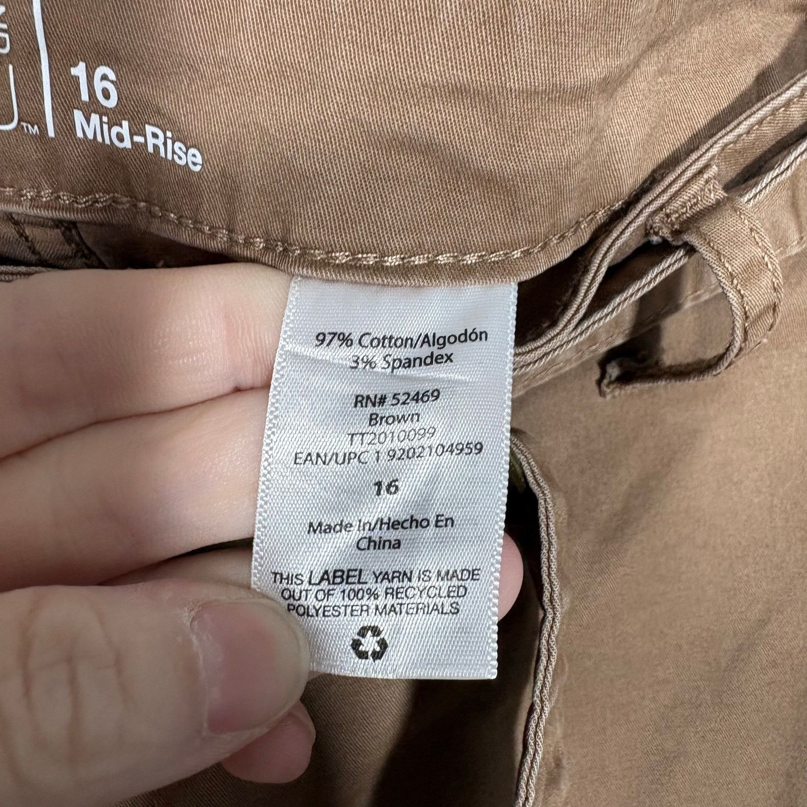 Other Time & Tru Brown Utility Gorpcore Cargo Mid Rise Shorts - 16 Size 38" / US 16 / IT 52 - 5 Thumbnail