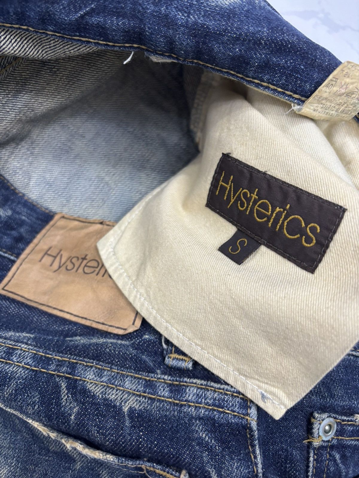 Hysteric Glamour × Vintage HYSTERIC GLAMOUR BOOTCUT DENIM JEANS Size 31" - 10 Thumbnail