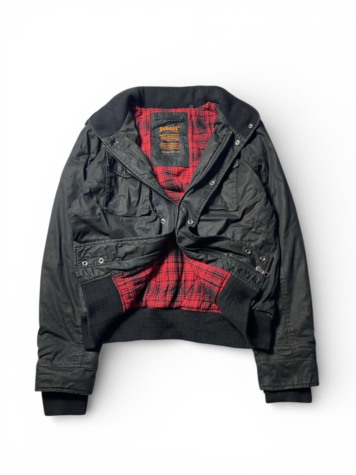Schott Vintage Schott NYC Bikers Jacket Size US XL / EU 56 / 4 - 1 Thumbnail