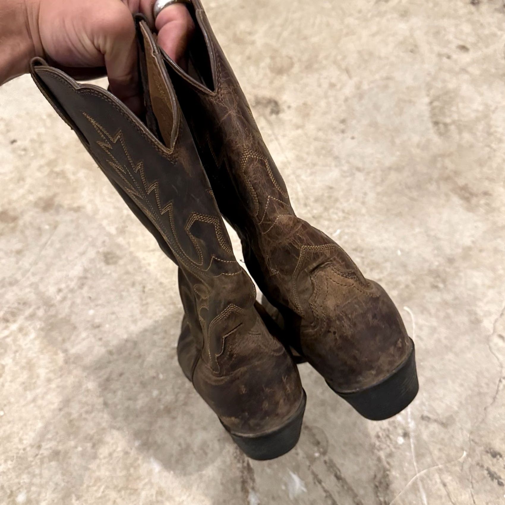 Ariat Ariat Heritage 10001021 Brown Leather Western Cowgirl Boots Womens 6.5B Size US 4 / IT 34 - 6 Thumbnail