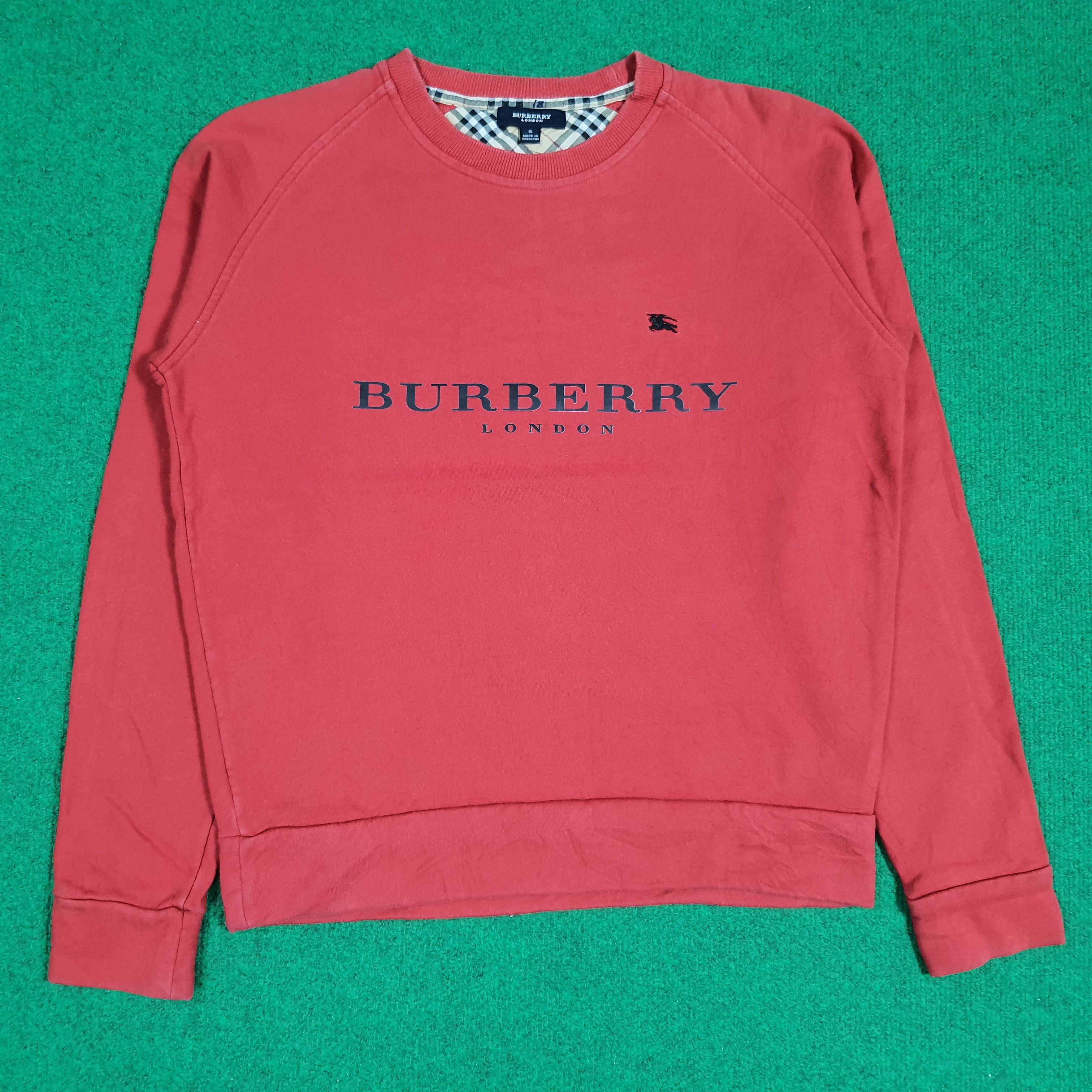 Burberry Vintage Burberry London Nova Check Sweatshirt C282N20 Size S / US 4 / IT 40 - 1 Thumbnail