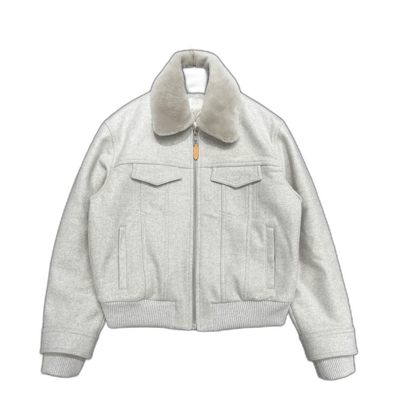 Louis Vuitton Louis Vuitton Pearl Embroidered Collar Jacket-yf Size US XXL / EU 58 / 5 - 1 Thumbnail