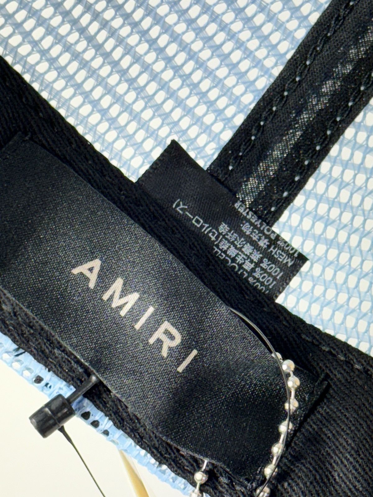 Amiri RAISED LOGO MESH SNAP-BACK CAP Size ONE SIZE - 7 Thumbnail