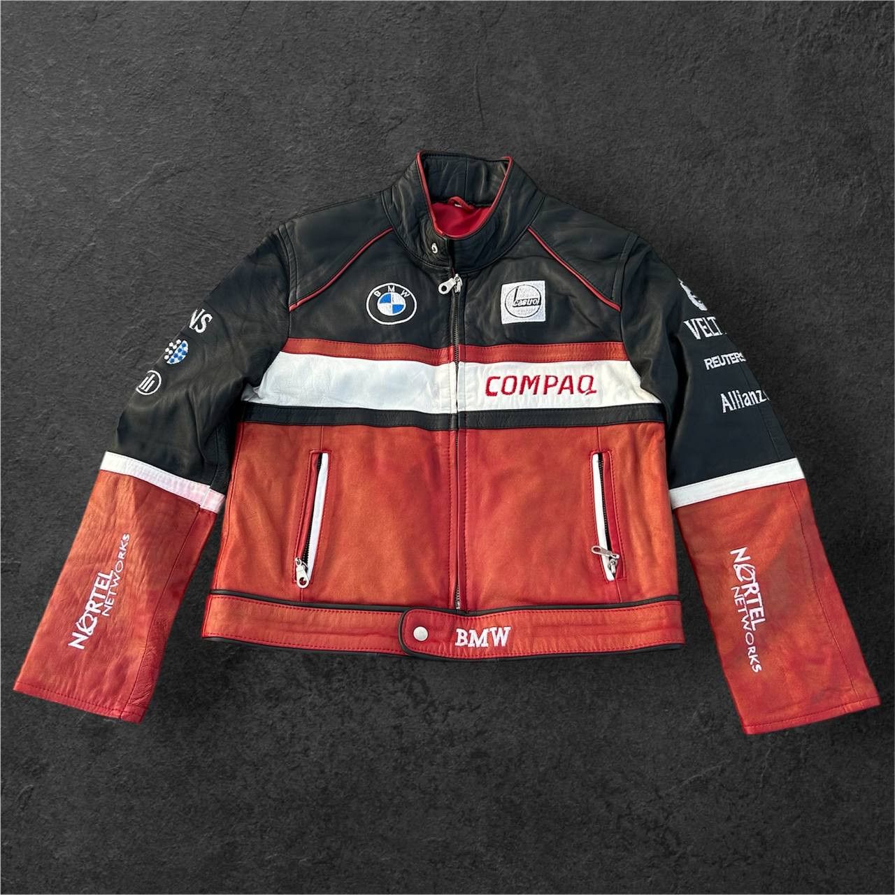BMW Racing Jacket × BMW lather jacket women's Y2K Size S / US 4 / IT 40 - 1 Thumbnail